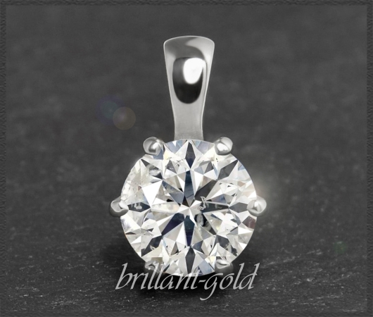 Brillant Anhänger 585 Gold mit 1,67ct